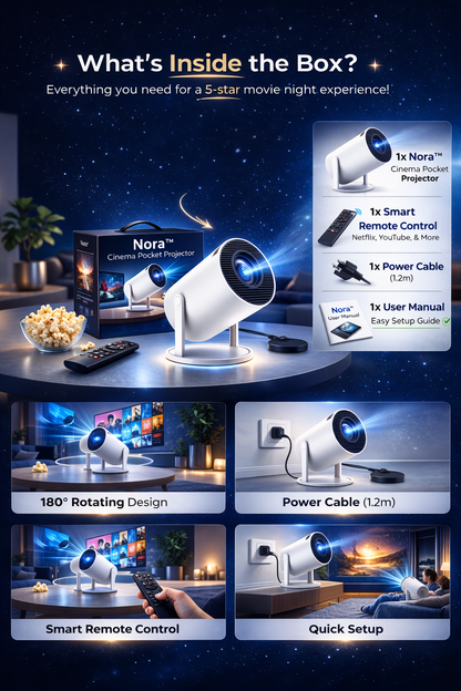 Nora Cinema Pocket Projector